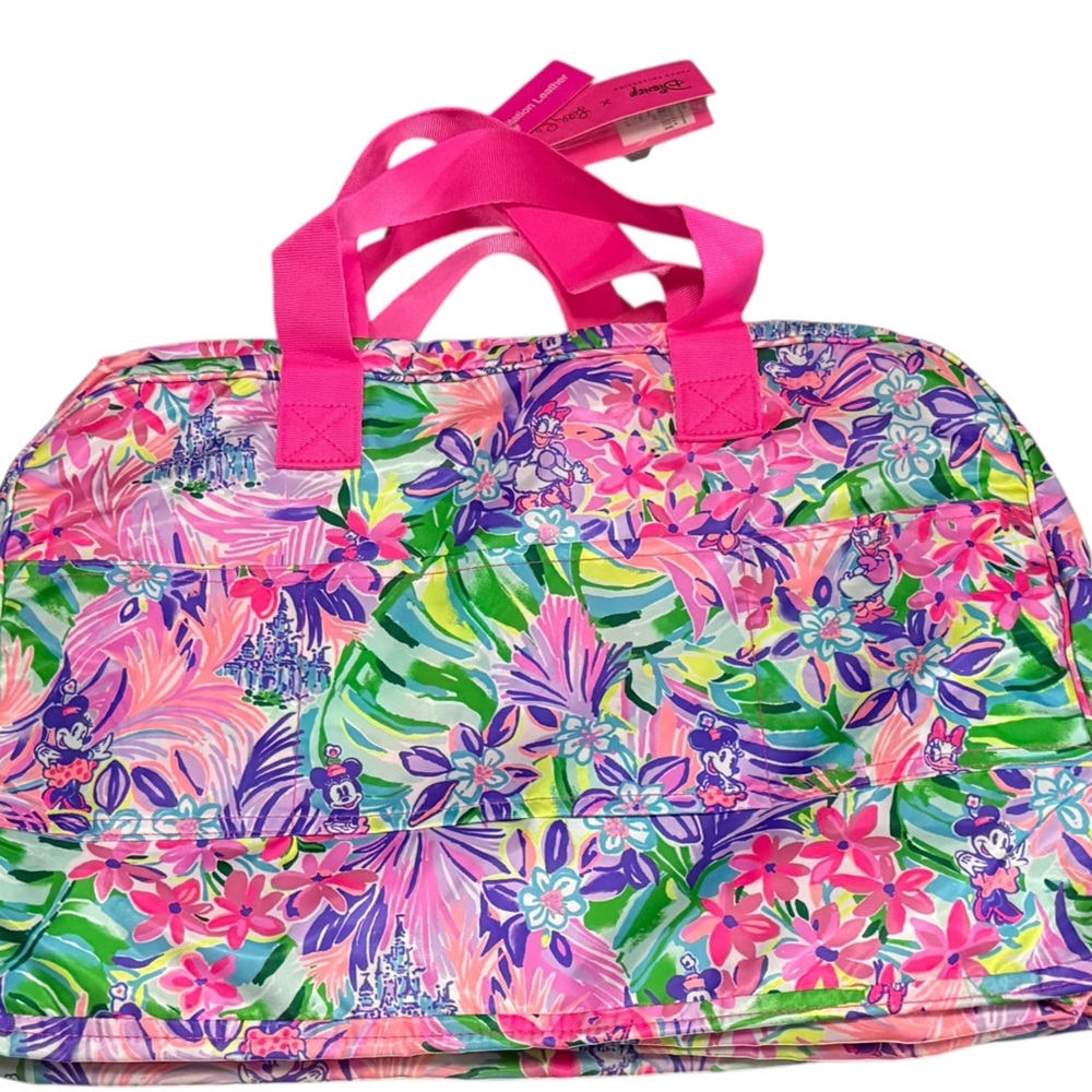 Disney Dreams Lilly Pulitzer Bag Perfect personal item to use for your vacation - Picture 2 of 14